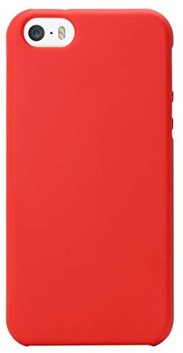 MUNDULEA Compatible with iPhone 5/ 5S/ SE 1st Generation (2016) Case,Shockproof TPU Ptotective Cover for iPhone 5s (Red)
