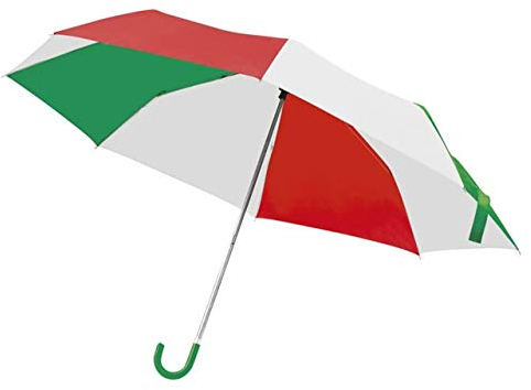 Ten Paraguas Plegable Bandera Italiana cod.EL21064 cm 97x97x60h by Varotto & Co.
