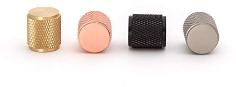 [HLC] Furniture Knobs - Modern Furniture Hardware - Cupboard Cabinet Handles Drawer Pulls [18mm/Brushed Brass]