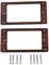 SHESSTILL Holz Humbucker Pickup Montagering Rahmen mit Schrauben für LP Gitarre Musikinstrument