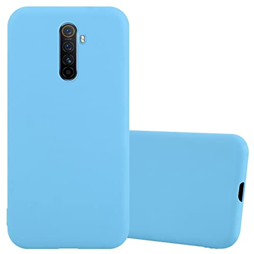 Cadorabo Estuche Compatible con Realme X2 Pro/OPPO Reno Ace en Candy Azul - Funda Protectora Fabricada en Silicona TPU Flexible