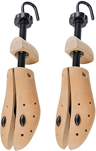 BEAUTYBIGBANG Schuhspanner Schuhformer Schuhstrecker Schuhdehner Schuhweiter mit Metall-Spiralfe derHerren und Damen für Einstellbare Länge und Breite Schuhstrecker (35-40)