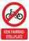 INDIGOS UG - Cartello in PVC 5 mm - sicurezza - avvertimento - divieto di parcheggio bicicletta - 200 x 150 mm - hotel, azienda, protezione, KITA, medico, pratica, appartamento