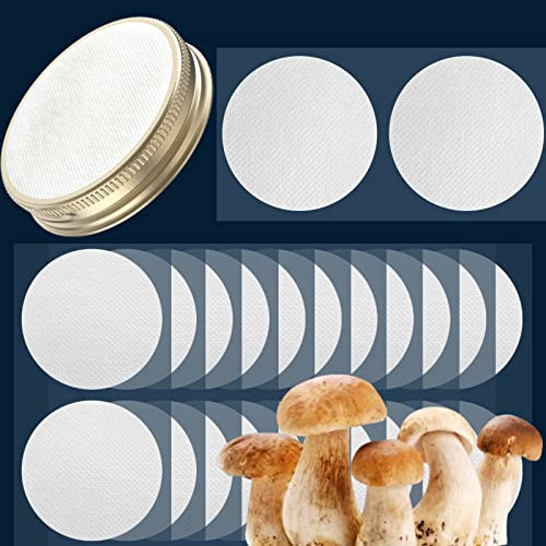 ZHANXUBIO Membran-Filteraufkleber, 20 mm, 58 mm, 65 mm, 82 mm, 90 mm, 0,2 um, stark haftende Filterscheibe für Pilzzucht (65 mm 24)