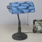 Banker Lampe Tiffany Schreibtischlampe Meer Blau Glasmalerei Tischlampe, Mittelmeer Speicher Klavier Leselampe Für Wohnzimmer Schlafzimmer Nachttisch Arbeit Studie Counter Büro Nachttisch,D