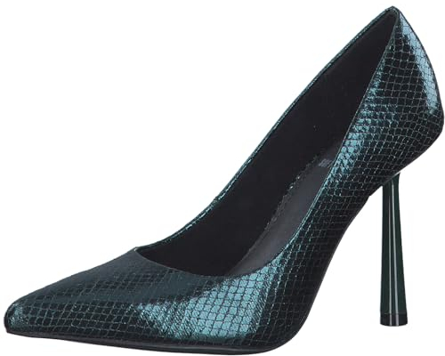 s.Oliver Damen Pumps High Heel Spitz, Grün (Green Metallic), 38 EU
