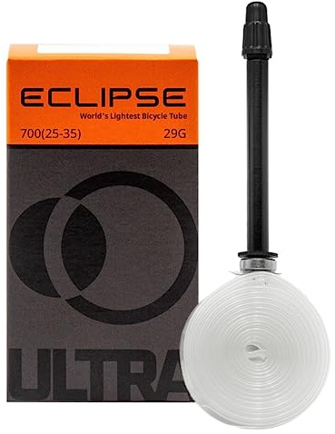 Ultraleichter Fahrradschlauch, 700 x (25-35)-622 | Eclipse Endurance Ultra 27 g | TPU-Schlauch und RVC-Ventil für Rennrad, Road