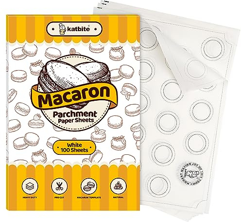Katbite 12x16 Inch Macaron Parchment Paper Sheets 100PCS, Non-Stick