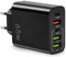 Caricatore multiplo 65 W, 5 porte USB-C, QC3.0, adattatore USB-C PD20 W, Prea Multipla, Ricarica Veloce Compatibile con tutti i telefoni cellulari, tra cui Samsun, Xiaomi, Huawei, Realme, Oppo