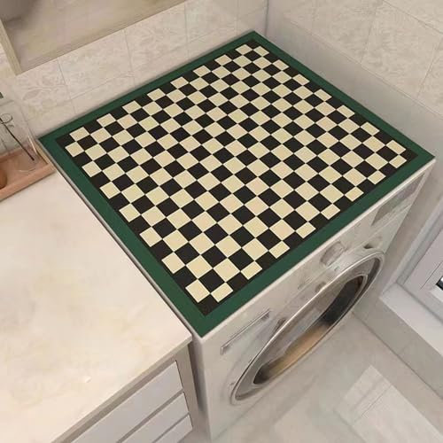 Chaoyilian Anti Slip Fridge Dust Cover,Dryer Protector Top Mat,Washer Sunscreen Mat,Wear Resistant,Waterproof,Durable,Soft,Easy To Clean,For Fridge,Refrigerator,Bedside Table,Tv Cabinet,Home Decor