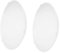 Gadpiparty 2St Lampenschirm the professional fachmann warm leuchten Lamp decor lamps Plastic light shades leuchtmittel stehleuchte comfort insect Stehlampe Kronleuchter Schatten Plastik Weiß
