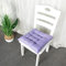 Morbuy 2er-Set Sitzkissen, Sitzkissen Outdoor & Indoor, Weiches stuhlkissen mit Bändern, Waschbares Sitzauflagen Gartenmöbel, Steppkissen Stuhlkissen für Esszimmer (40x40x8cm,Lila)