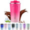 EACHPT Tasse de voyage isotherme en acier inoxydable 510ml - Tasse à café thermique à double paroi avec couvercle étanche, gobelet portable pour boissons chaudes et froides