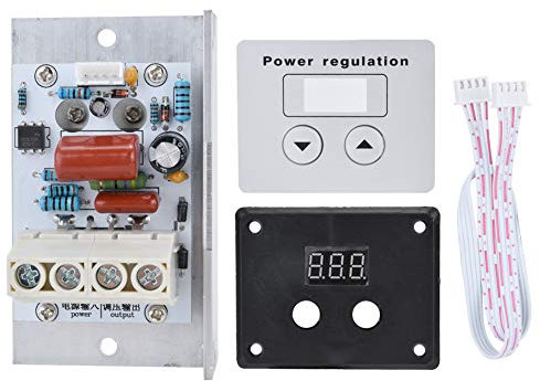 Baxnore -SCR -Regler, Speed ​​Control Dimmer Thermostat, Speed ​​Controller Dimmer, SCR -digitaler Regler für Router -Lüfter -Elektromotor Rheostat