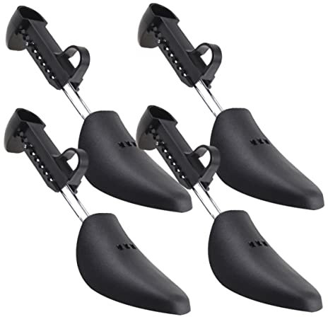 Zerodeko 4pcs Adjustable Shoe Stretcher Shaper for Women Men Shoe Expander Support for for Leather Sports