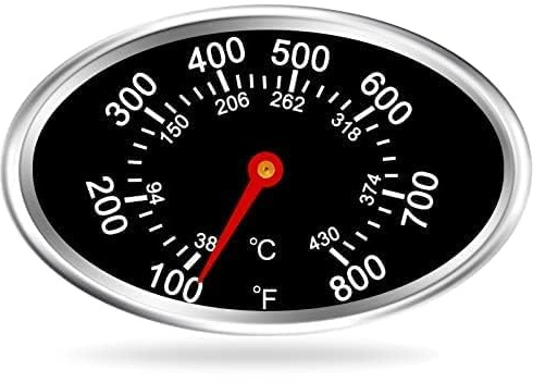 Grilldeckel-Thermometer, Hitzeindikator, Ersatz für Grill Master Nexgrill, BBQ Temperaturanzeige für Nexgrill Outdoor Dining Cooking Tool Zubehör