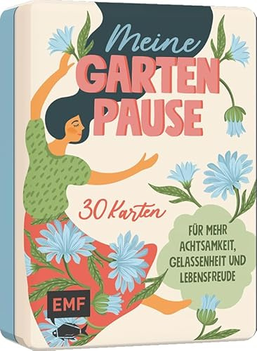 Kartenset: Meine Gartenpause: 30 Karten für achtsame und entspannende Momente im Garten | Mit Tipps, Affirmationen und Übungen zu mehr Achtsamkeit, Gelassenheit und Lebensfreude