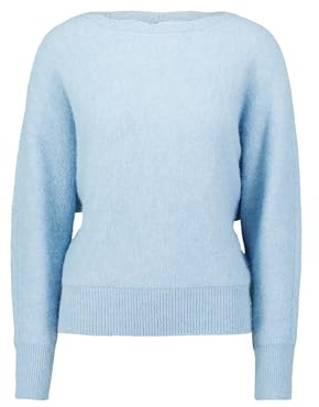 zero Damen Strickpullover mit U-Boot Ausschnitt 40, 8719
