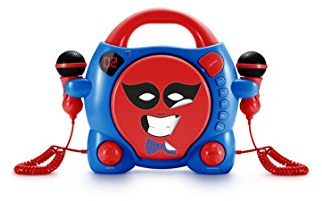 Big Ben, Lecteur CD Portable met 2 Microphones My Billy (Rood/Blauw)