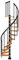 DOLLE Spindeltreppe Calgary Höhe 244,8-280,8 cm Stufen Buche Unterkonstruktion anthrazit Durchmesser 120 cm