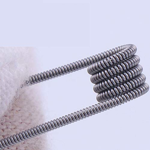 RUIYITECH Hive- / Clapton-Draht/ Alien-Draht, verdrillt, fusioniert, vorgefertigt, hitzeresistent, RDA-Spule, 100 Stk. Clapton 0.8ohm