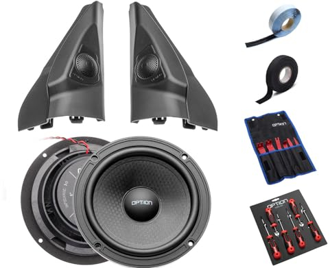 OPTION Lautsprecher Set kompatibel mit Suzuki Jimny GJ (ab 2018) - Maßgeschneiderte Plug & Play Lösung für EIN deutliches Soundupgrade