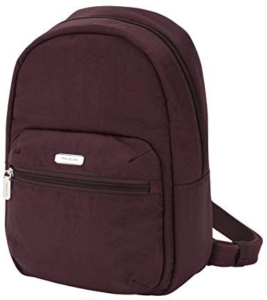 Travelon: Essentials – Diebstahlschutz-Rucksack, Dunkles Bordeauxrot, 8 W x 12 H x 4.5 D