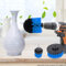 Bohrmaschine Bürstenaufsatz Bohrbürsten Befestigung Scrubber Reinigung Kit zum Reinigen der Autodusche Fliesenräder Teppichmörtel Polster 2PCS (Blau)