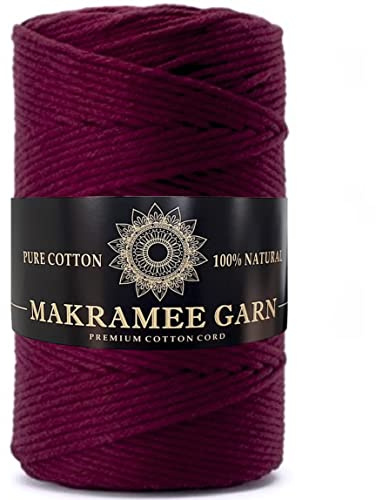 Makramee Garn. Baumwollgarn. Kordel Für Handwerk. Makramee Baumwollkordel
