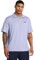 Under Armour Mens UA Perf Polo Shirt - Celeste/Midnight Navy - XL
