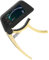 Multifunktionaler 2-in-1-Gitarren-Capo mit Stimmgerät, Gitarren-Tuner-Clip und Capo-Capo-Tuner mit Chromatischem LCD-Display für Normale Akustische Folk-E-Gitarre (helles Gold)