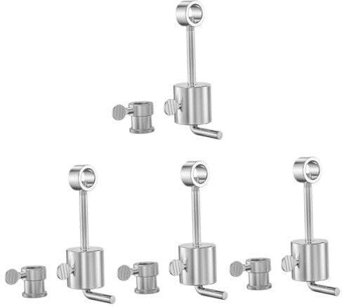 Yardwe 4 Sets Sturdy Rotisserie Spit Balance Weight Stainless Steel Spit Balance for Even Cooking Essential Rotisserie Accessory