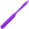 ilicone Jar Spatulas,Silicone Jar Spatula Heat Resistant Kitchen Spatulas with Long Handle,Mixing Butter Spatulas Baking Scrapers for Jars Blenders Cooking Stirring (Purple)