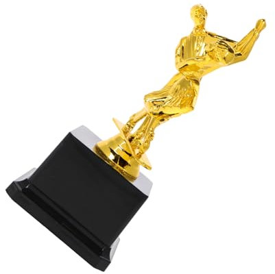 TOBBOMEY Kunststoff Tanzpokal Duo Trophäe Leicht Und Robust Kreatives Design Auszeichnung Tanzwettbewerb Partydeko Tänzerinnen Preis