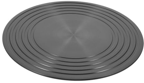 Wärmeverteiler Schwarze Herdplatte aus Aluminium, für Gasherd | Küchenzubehör mit Glatter Oberfläche, Leicht zu Reinigen und Platzsparend zu Verstauen, für Haushalt