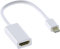 Circuiliving Mini DisplayPort Thunderbolt to HDMI Adapter Compatible with MacBook Pro, MacBook Air, Mac Mini, Microsoft Surface Pro 3/4 and more- Mini DP to HDMI Converter - Gold-Plated Thunderbolt