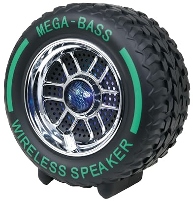 RED5 Mini Tyre USB-C Rechargeable RGB LED Colour Changing Bluetooth Speaker