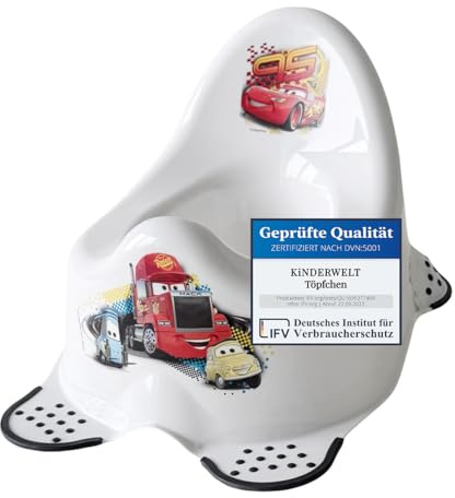 Töpfchen weiss für Babys und Kinder stabiler Babytopf mit Anti-Rutsch-Funktion