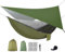 FIRINER Hamac de camping avec bâche anti-pluie et moustiquaire pour tente et sangles d'arbre, hamac de parachute simple en nylon double pour randonnée, voyage, cour, activités de plein air