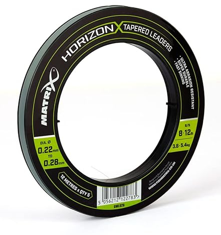 Matrix Horizon X Tapered Shock Leader - 8lb / 12lb 12m