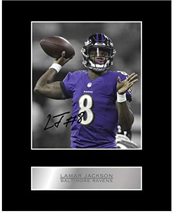 Lamar Jackson Signiertes Foto #01, gedrucktes Autogramm, Geschenk, Fotodruck