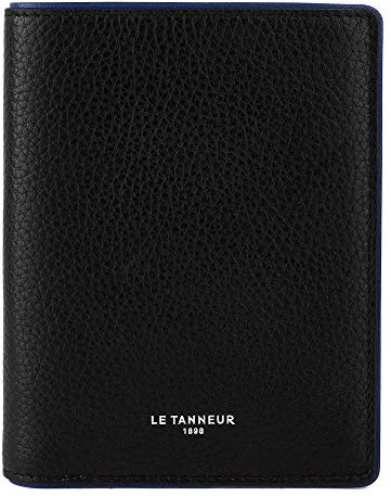 Le Tanneur, portefeuille, porte cartes, en cuir, augustin, homme, 9 compartiments cartes, 2 poches billets, poche à monnaie zippée, anti-rfid, porte-billets, horizontal