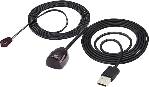 zdyCGTime Linea ricevitore a infrarossi USB,Ricevitore di estensione remota a infrarossi,Ricevitore set-top box,adatto per apparecchiature a infrarossi come condizionatori d'aria e TV.(1.4M)