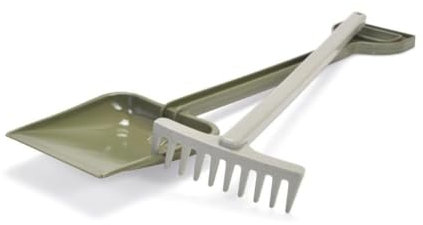 Andreu Toys 012651 Shovel 51 cm. / RAKE 42CM - Recycling Schürzen und Staubschutz, Mehrfarbig (Mehrfarbig)