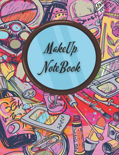 MakeUp NoteBook: Professional Blank Face Chart for Make-up Artist