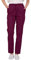 B-well ALESSI Medizinische Schlupfhose Arbeitshose Multitaschen Unisex mit Elastischem Bund und Gesäßtaschen Krankenhaus Uniformhose mit mittlerer Taille und Rundumgummibund (Bordeaux, 2XL)