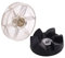 2 Pcs Gear Replacement Plastic Top Base Gear & Rubber Gear Juicer Blender Part Replacement Spare Part Blender Coupler Compatible with Nutribullet 600w/900w by DBOO