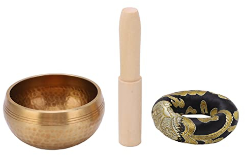 CHICIRIS Bol Tibétain, Cuivre Rouge, Bol Tibétain de Tranquillité, Tranquillité, Détente, Méditation