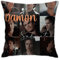 Damon Kissenbezug Salvatore, quadratischer Kissenbezug, Kissenbezug für Sofa, Couch, Schlafzimmer, Wohnzimmer, Büro, Zuhause, Auto, Dekoration, 45,7 x 45,7 cm