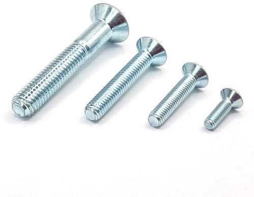 Senkkopfschrauben M12 mit Innensechskant, Stahl verzinkt, DIN 7991 (10, M12 x 80 mm)